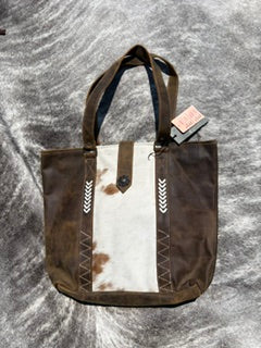 Wagner Leather Purse with Hide